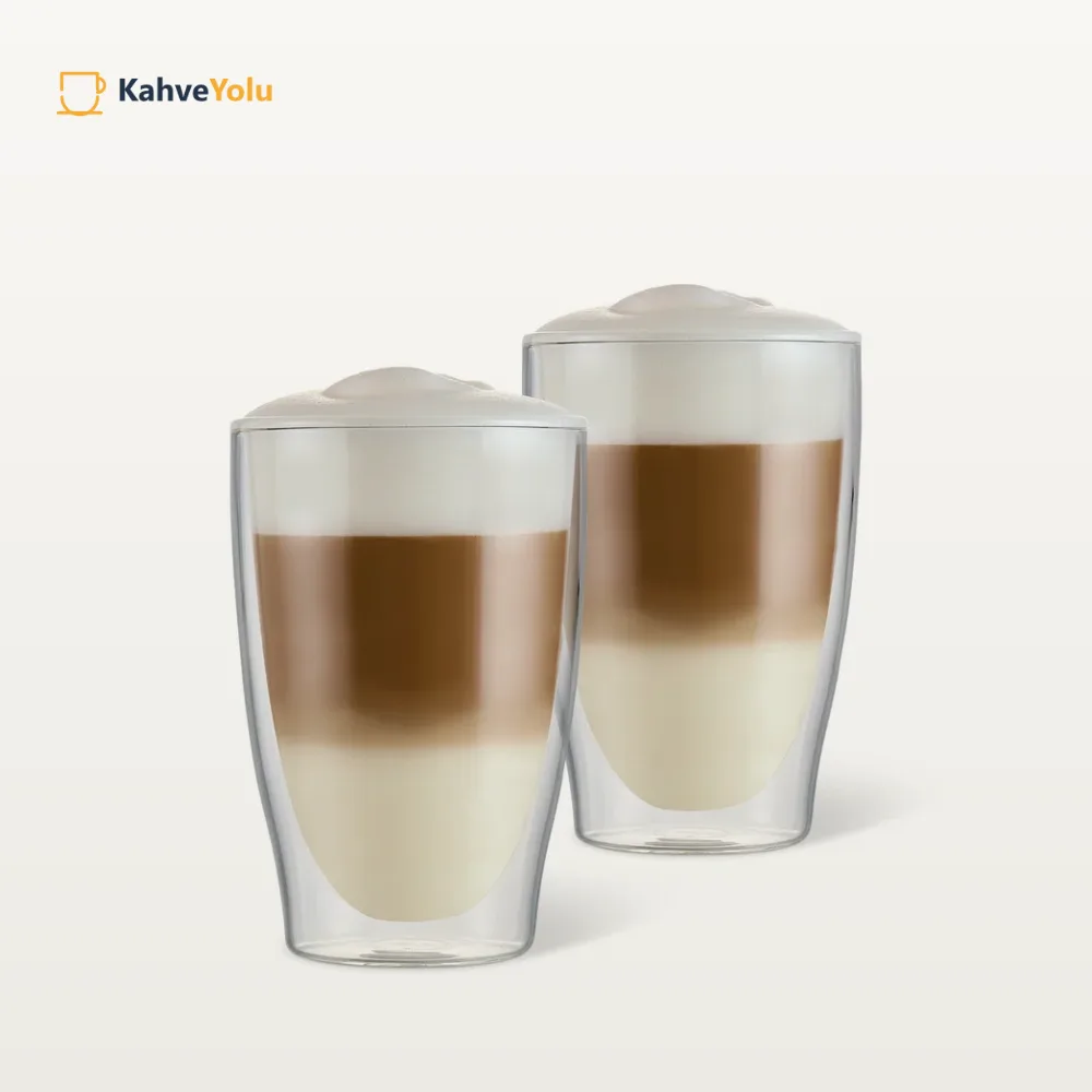 Tchibo Çift Cidarlı Latte Macchiato Bardağı, 2'li