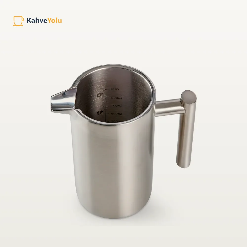 Tchibo French Press, Paslanmaz Çelik 900 ml - görsel 2