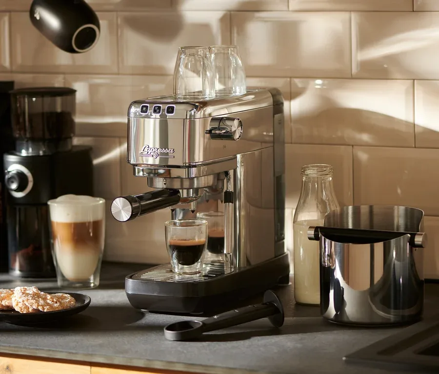Tchibo Lapressa Manuel Espresso Makinesi, Gümüş