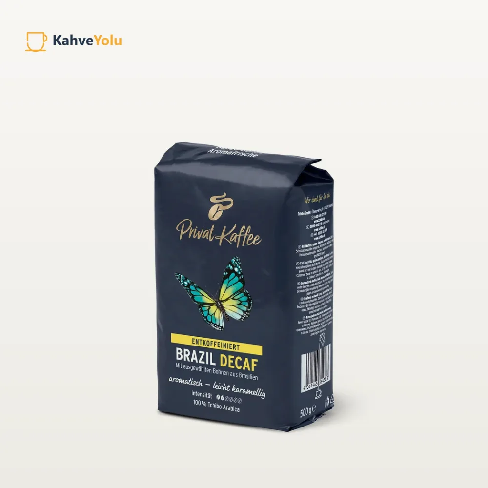 Tchibo Privat Kaffee Brazil Decaf Çekirdek Kahve 500g - görsel 2